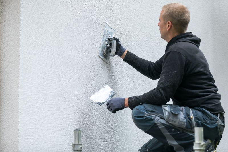 Stucco Repair in Fall